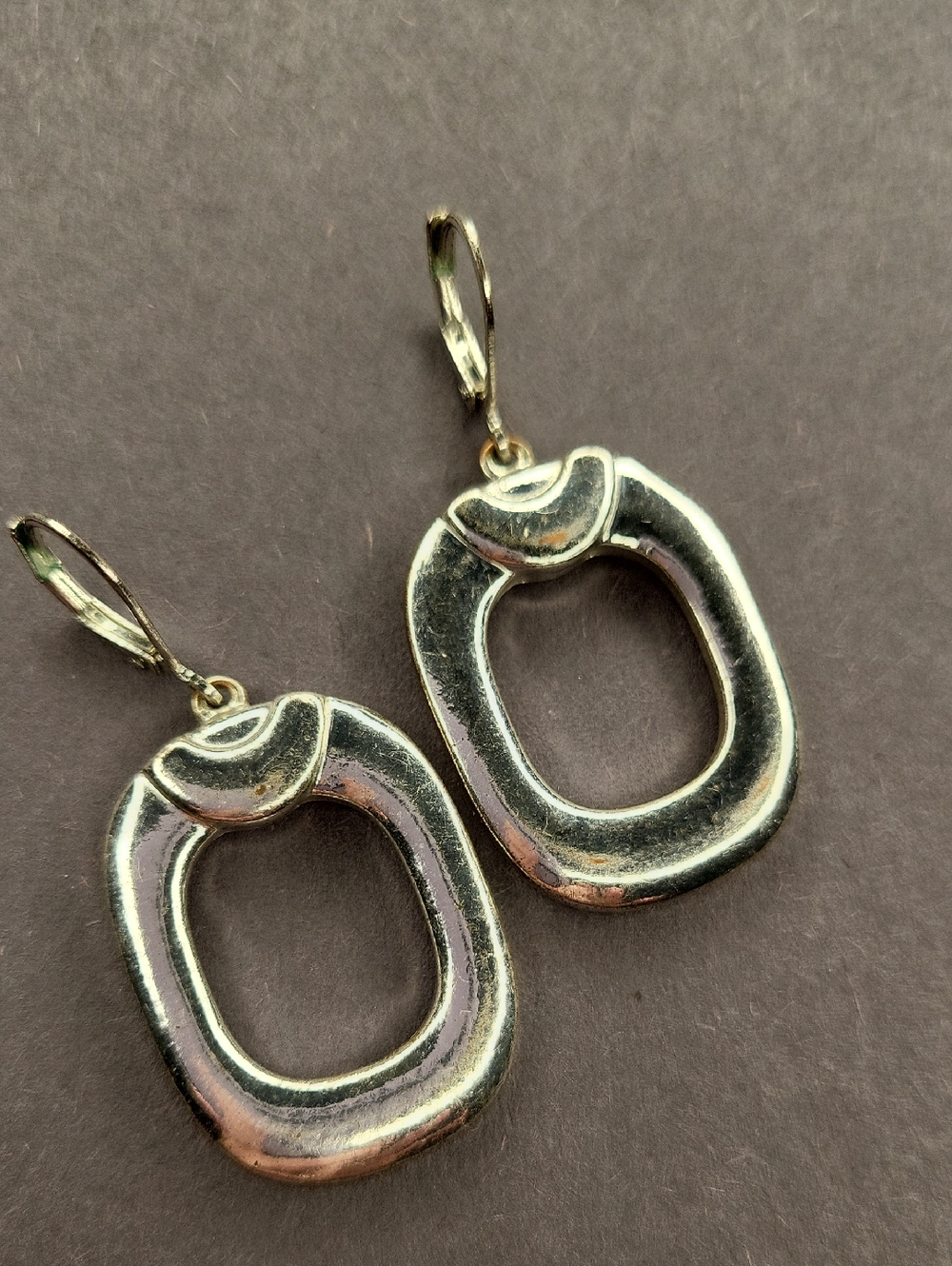 Monet Silver Earrings